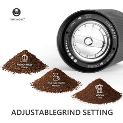 Manivelle ergonomique TIMEMORE Chestnut C2S offrant levier confortable et effort réduit