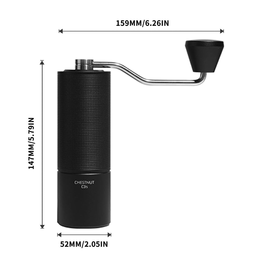 TIMEMORE finition aluminium du corps, dissipation thermique efficace