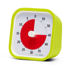 TIME TIMER MOD face avant lime montrant le disque visuel pour gestion du temps