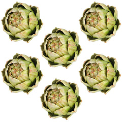 Timgle ensemble d'artichauts devant pour décoration apportant charme