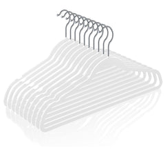 TIMMY pack de 50 cintres blancs vue frontale organisation optimale