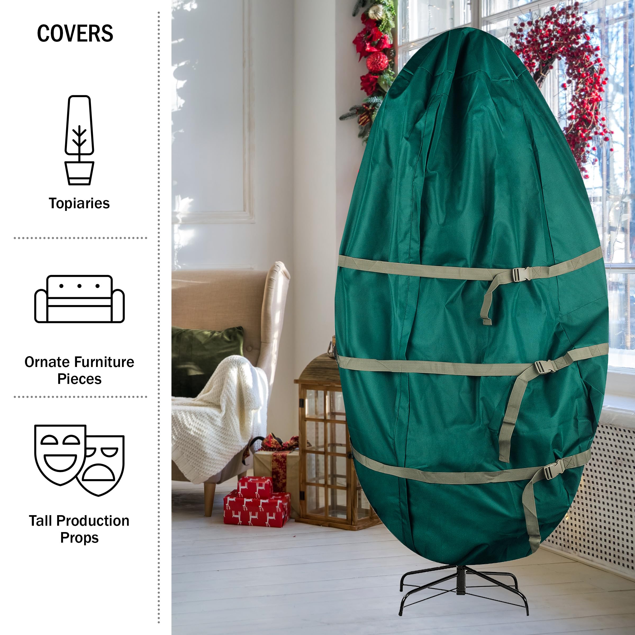 Tiny Tim Totes comparaison taille tapis et sac montre adaptation 6 à 9 ft