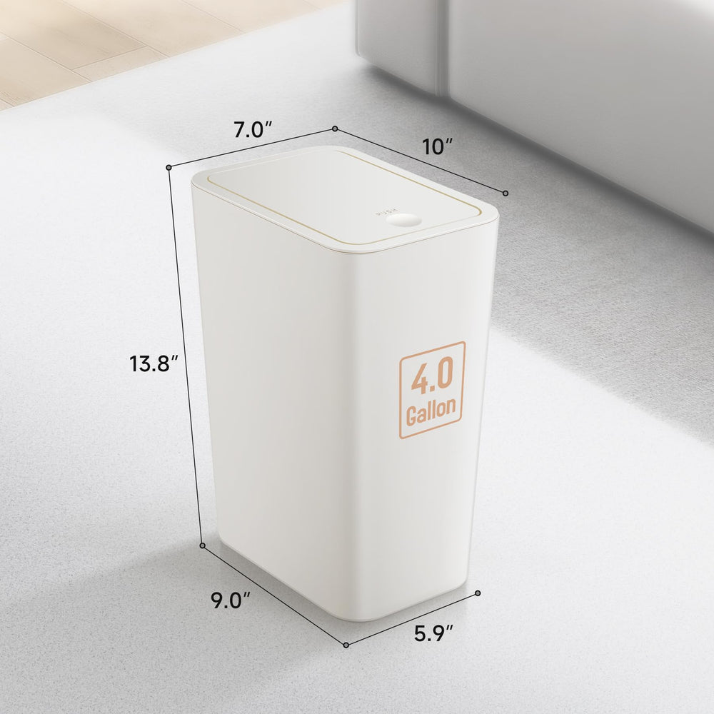 TIPGO corbeille comparaison échelle démontrant taille compacte pratique
