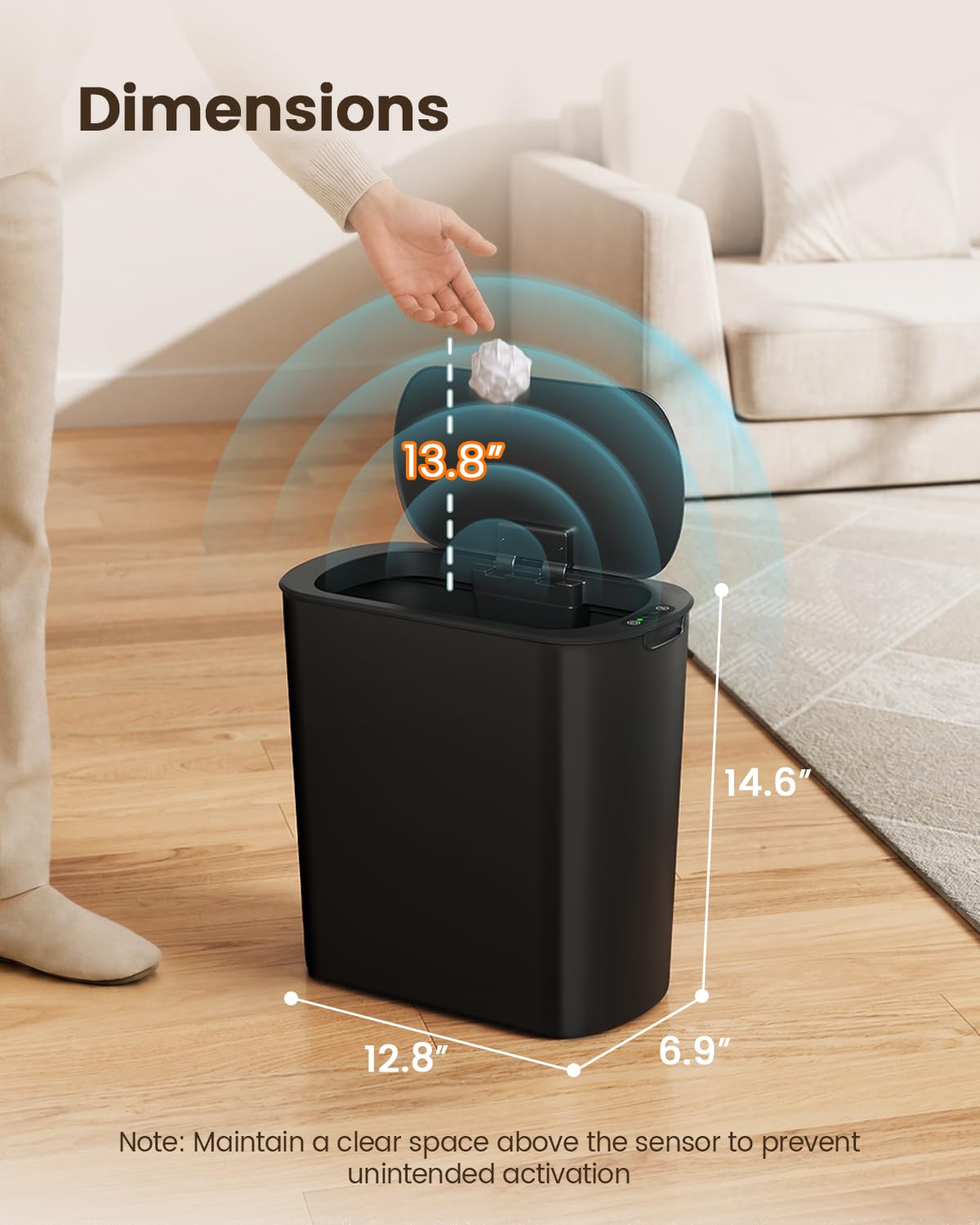 TIPGO ouverture automatique montrant usage sans contact bénéfice propreté