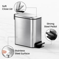 TIPGO pédale acier-plastique durable, action confortable et robuste