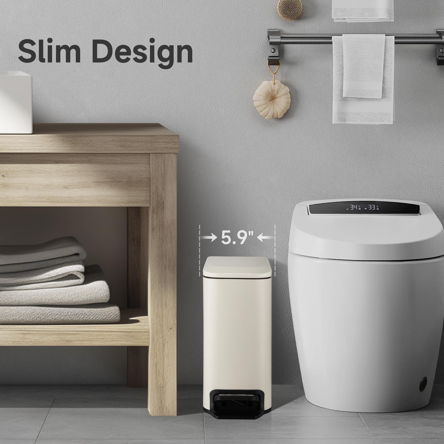 TIPGO rangée côte lavabo montrant placement pratique et optimisation d'espace