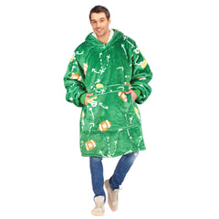 Tirrinia hoodie vue devant montrant coupe surdimensionnée et confort