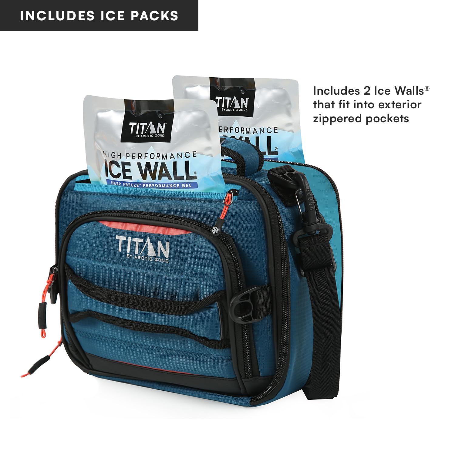Titan by Arctic Zone Ice Walls et poches extérieures pour refroidissement rapide