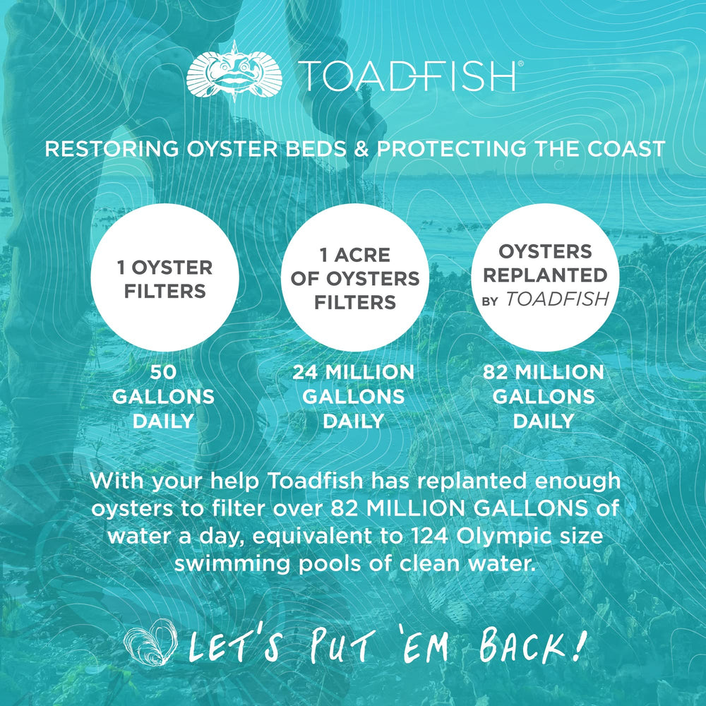 Toadfish sur une table de service avec fruits de mer pour mise en situation