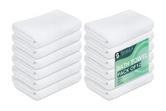 TOALLA emballage avant montrant lot de 12 et aspect propre