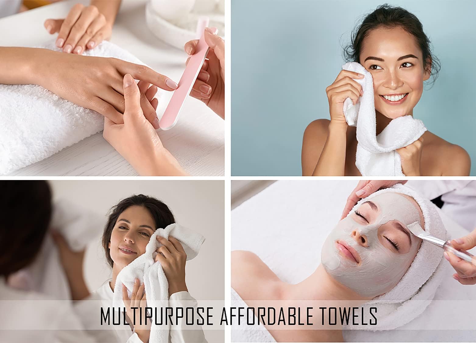 TOALLA serviette utilisée pour sécher cheveux démontrant efficacité
