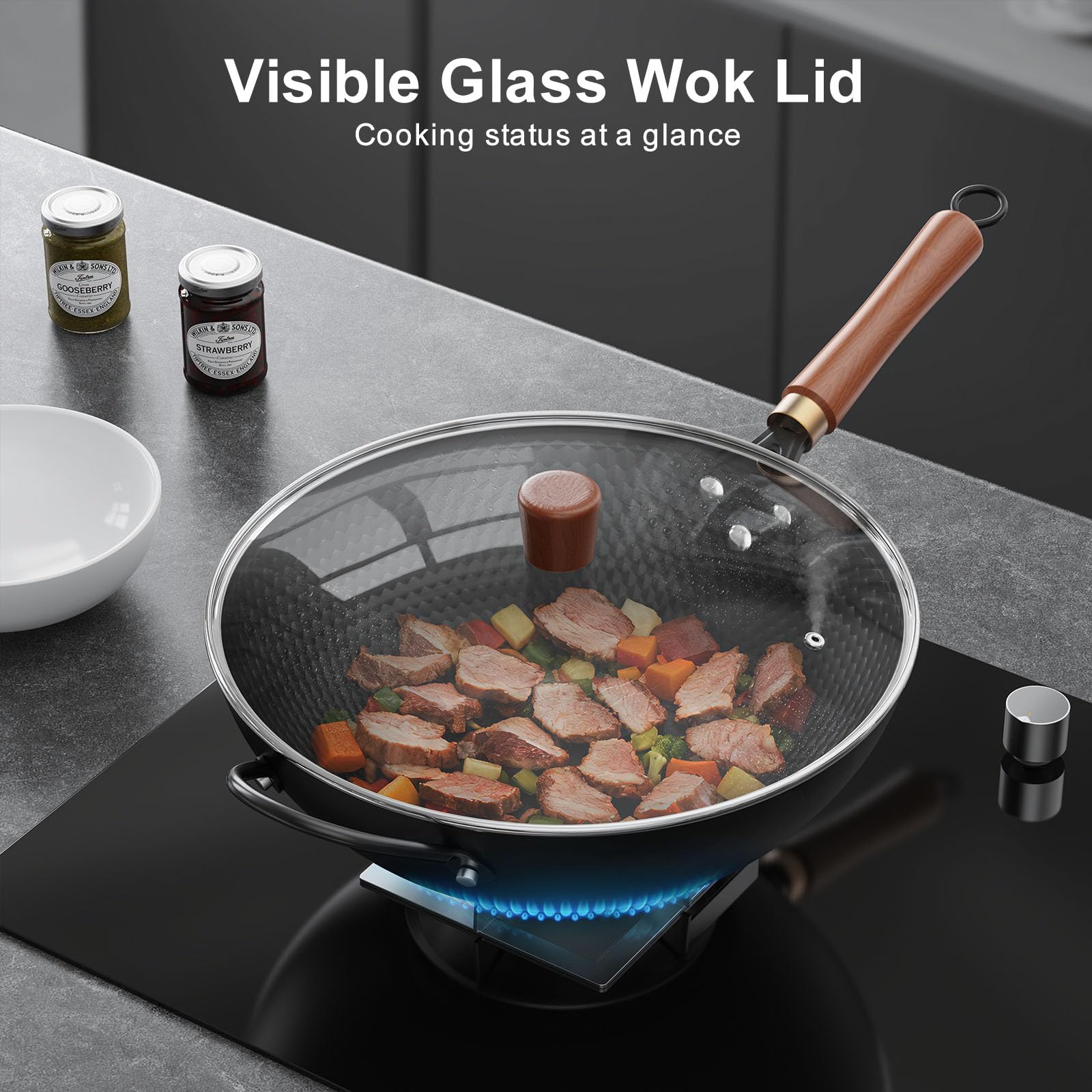 Todlabe wok nettoyage et essuyage pour préserver la patine