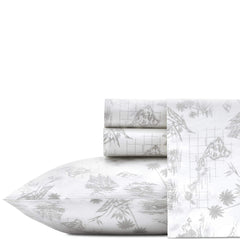 Tommy Bahama parure Queen posée montrant design et confort