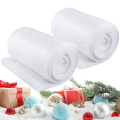 Tondiamo couverture neige devant pour décoration, apporte ambiance hivernale