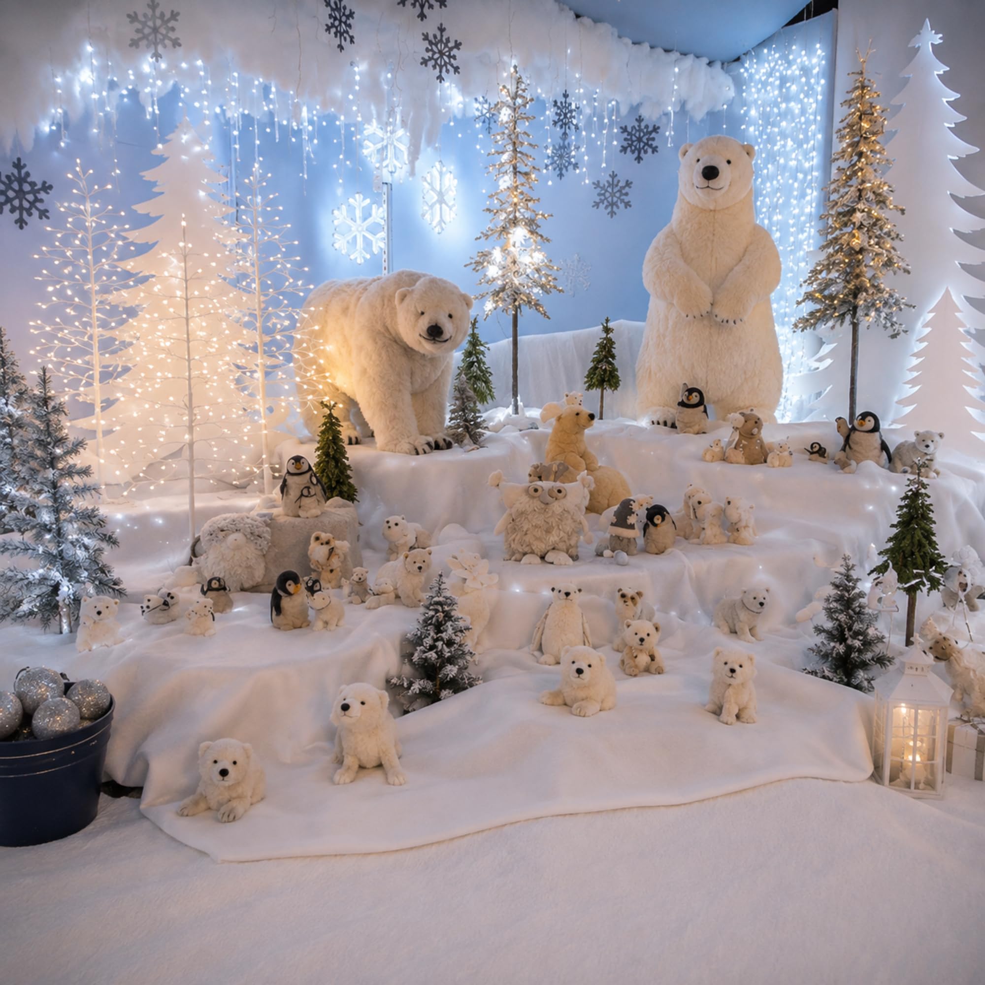 Tondiamo enfant jouant sur la couverture neige apportant expérience ludique sûre