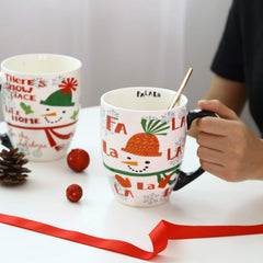 Topadorn deux mugs chaussette de Noël, parfait pour partager boissons