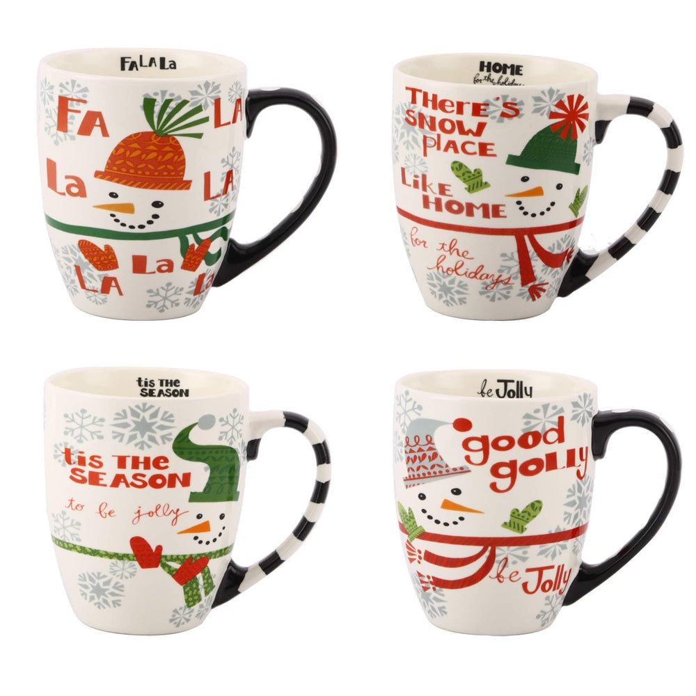 Topadorn mug face avant couleur Snowman, ajoute de la gaieté