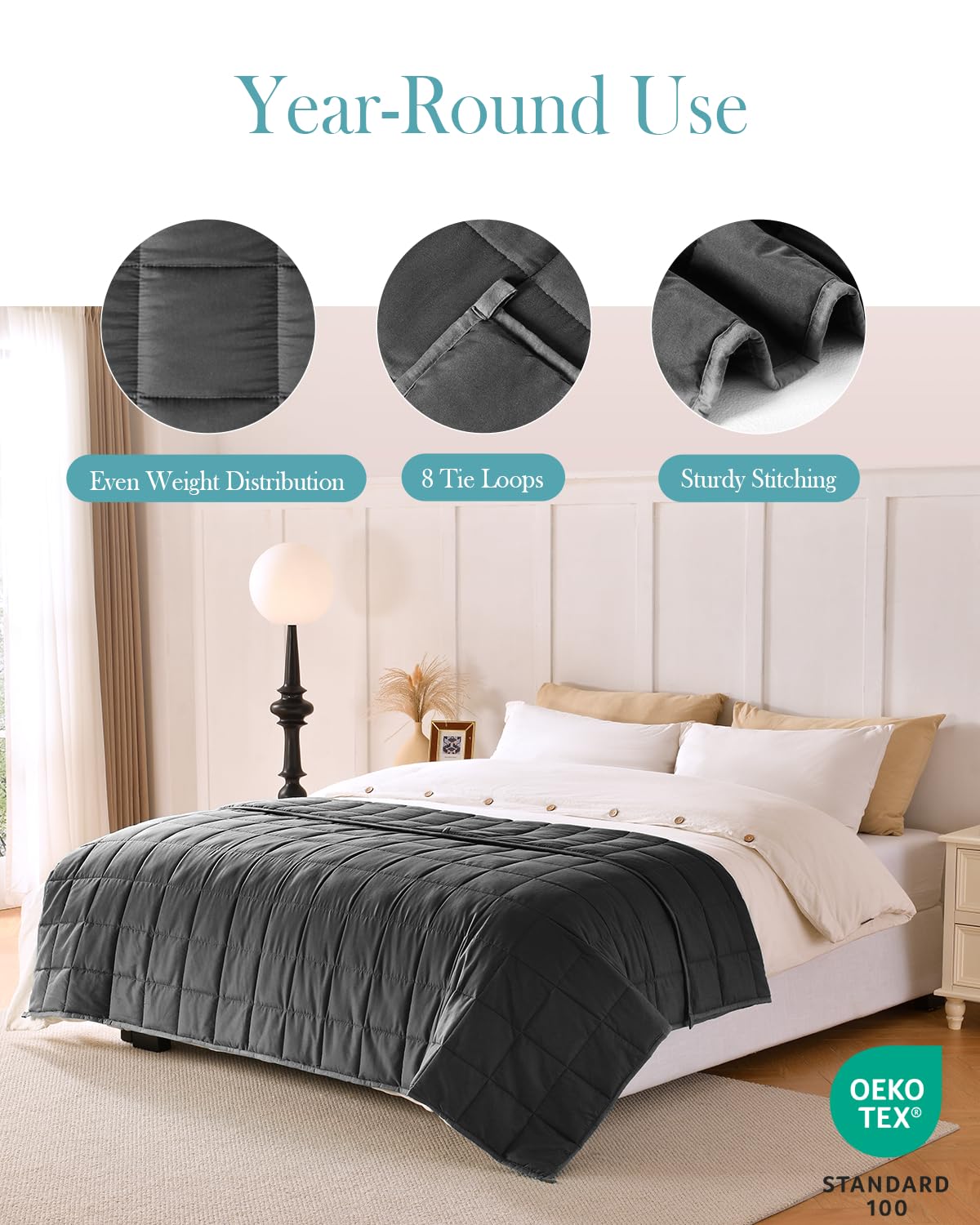 Topblan comparaison de taille 60x80 montrant ajustement sur matelas queen