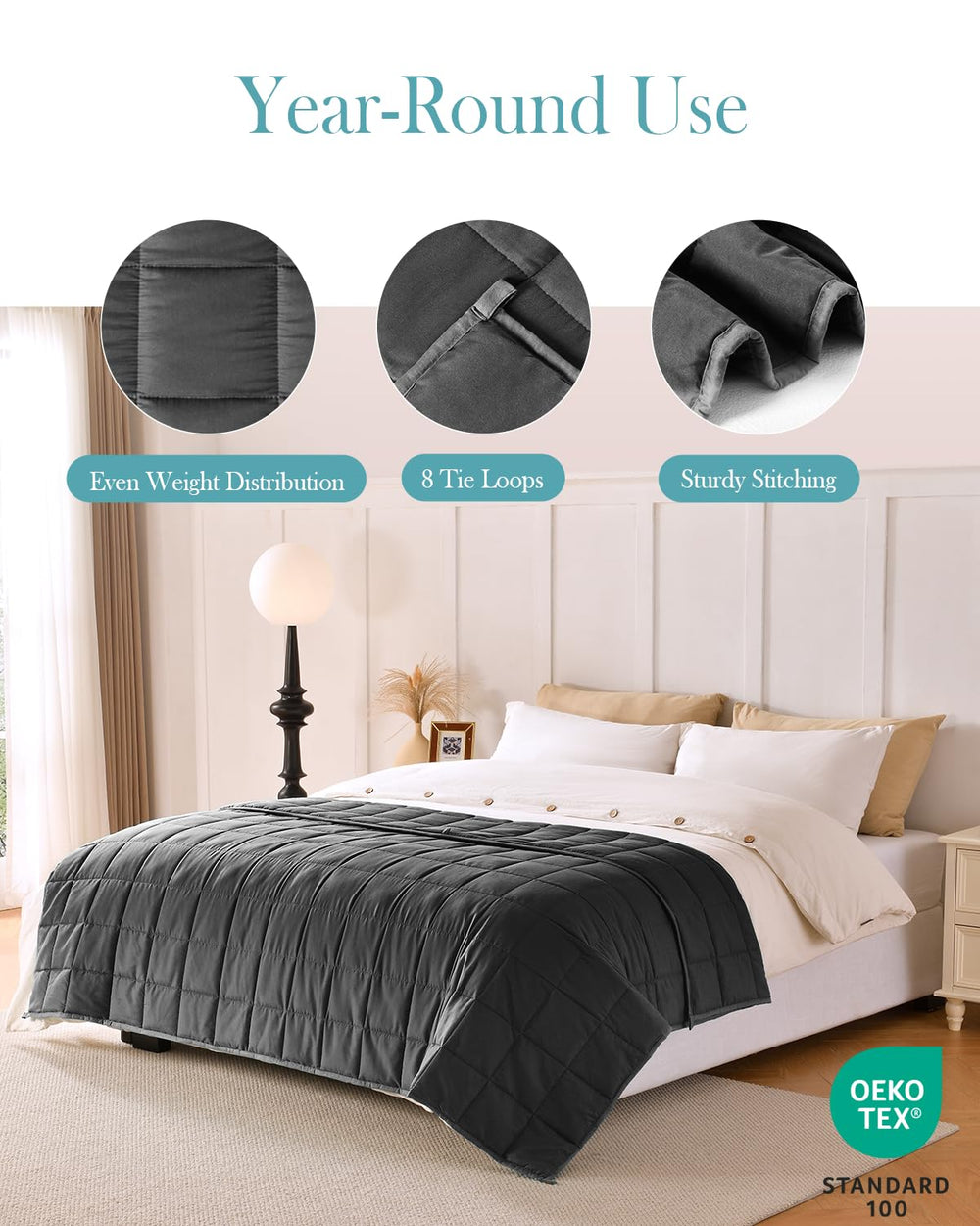 Topblan comparaison de taille 60x80 montrant ajustement sur matelas queen