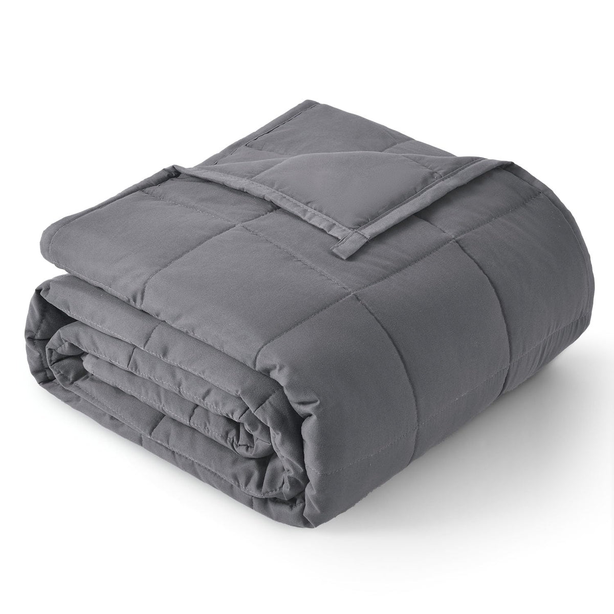 Topblan couverture pondérée face avant montrant design et taille queen pour confort
