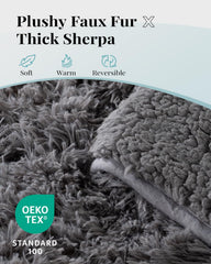 Topblan revers sherpa gros plan offrant chaleur et confort