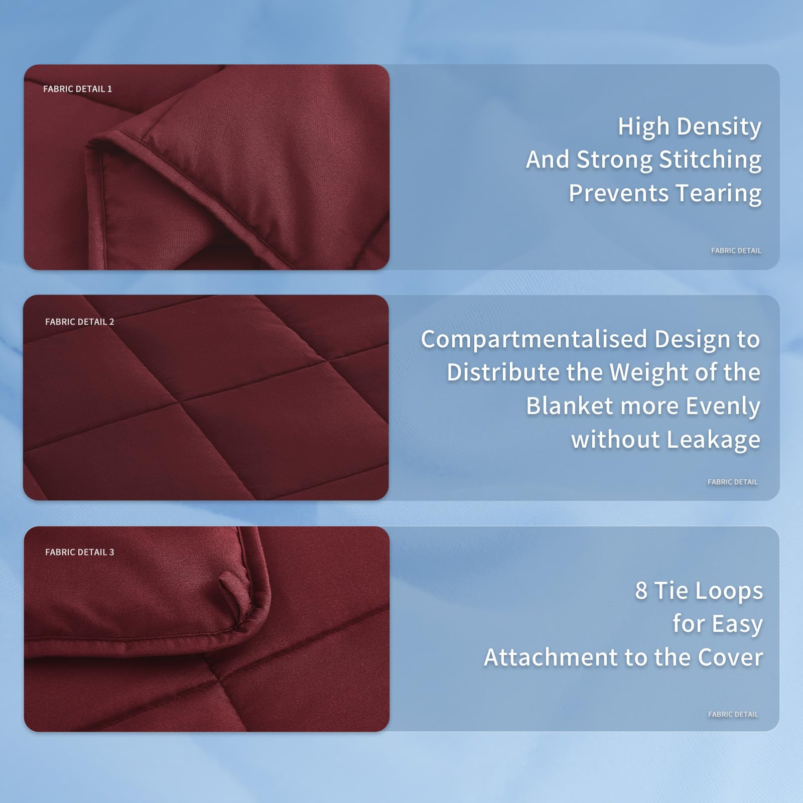 Topcee couverture posée sur matelas pour comparaison de taille pratique