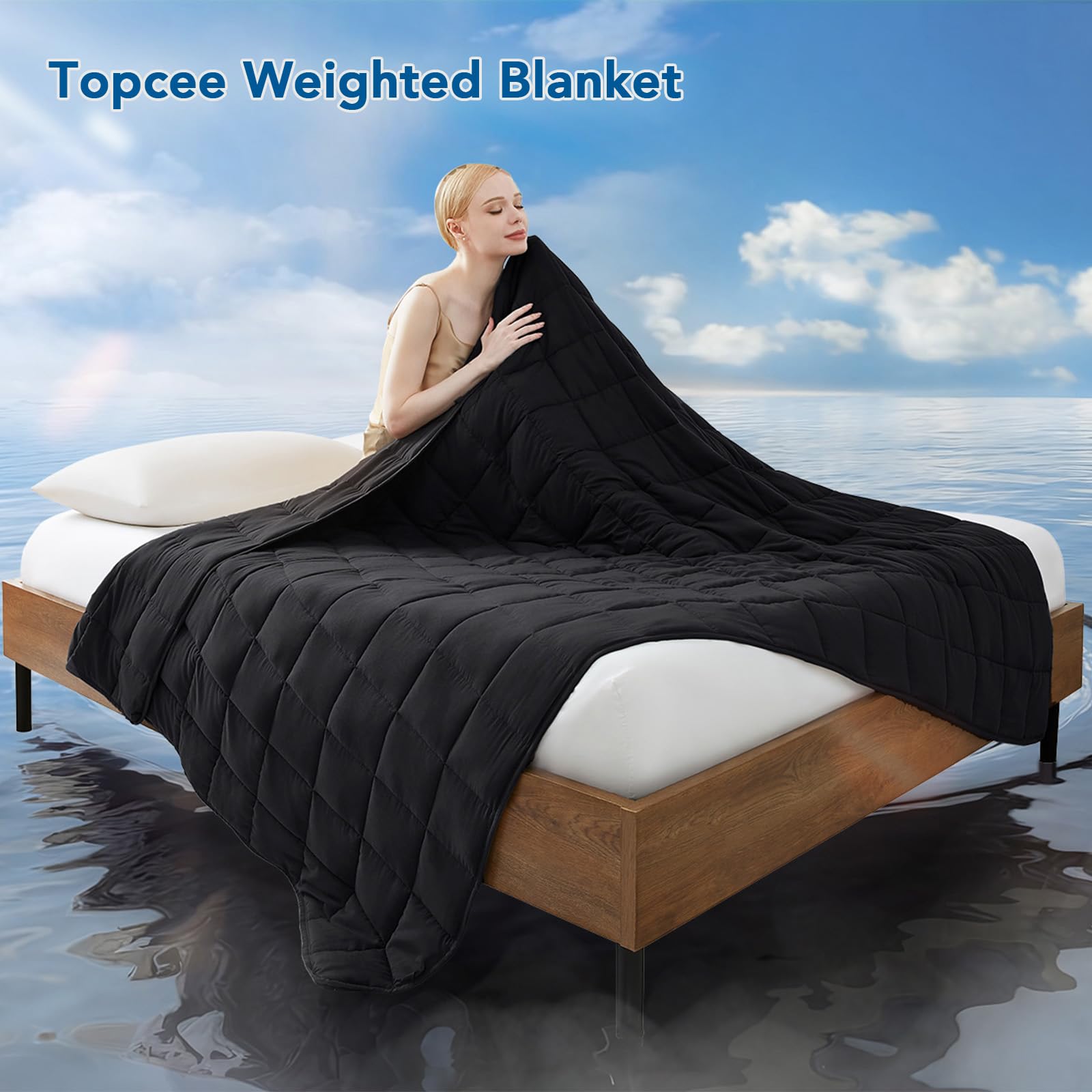 Topcee microfibre douce gros plan offrant toucher confortable et respirabilité