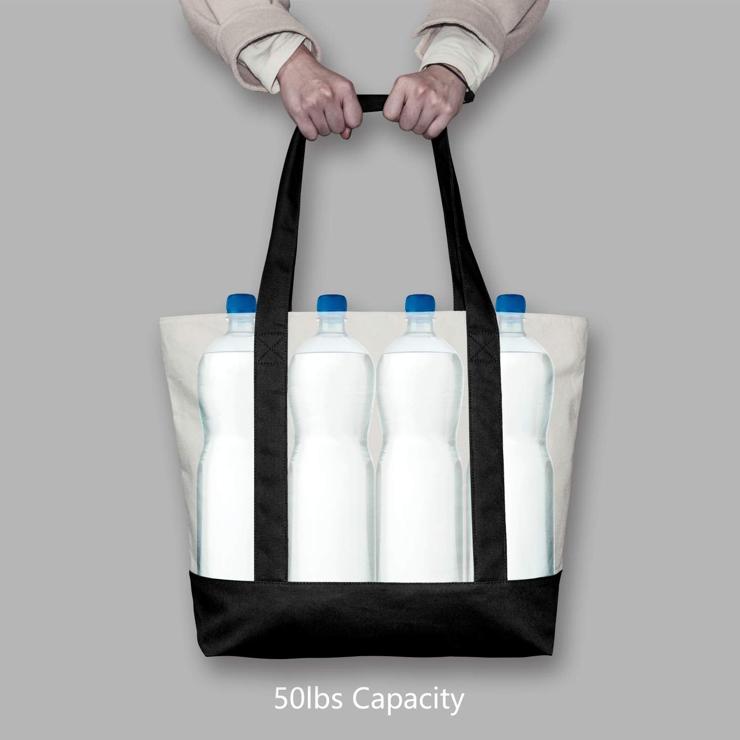 TOPDesign sac utilisé pour courses montrant fonctionnalité et résistance