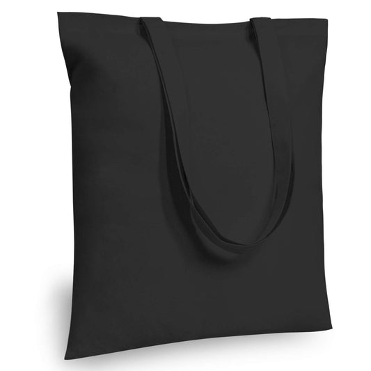 TOPDesign vue face avant du cabas noir, design polyvalent et solide