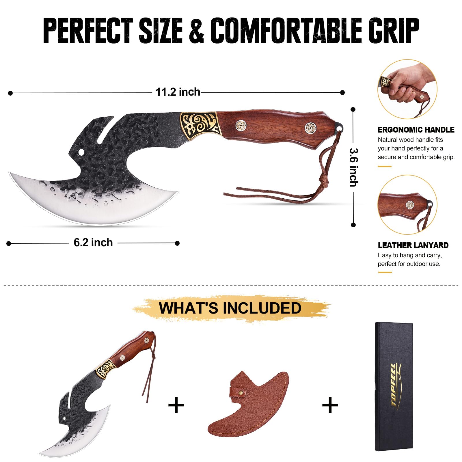 Topfeel coffret cadeau élégant prêt à offrir avec protection intérieure