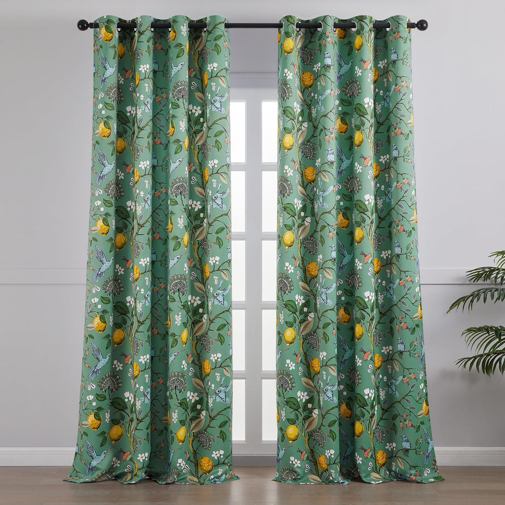 Zoom sur motif colibri Topfinel montrant détails floraux et sophistication visuelle
