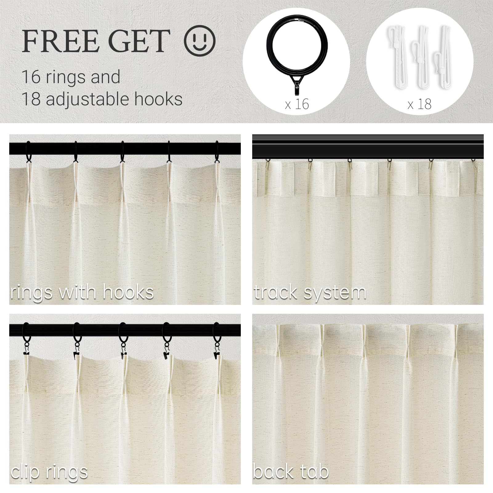 Topfinel gros plan texture lin doux pour touche naturelle