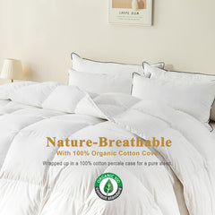 TOPGREEN garnissage en duvet et plumes gonflant garantissant isolation légère
