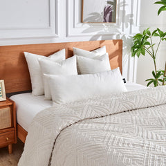 TOPGREEN gros plan tissu coton 233 fils, douceur et anti-fuite