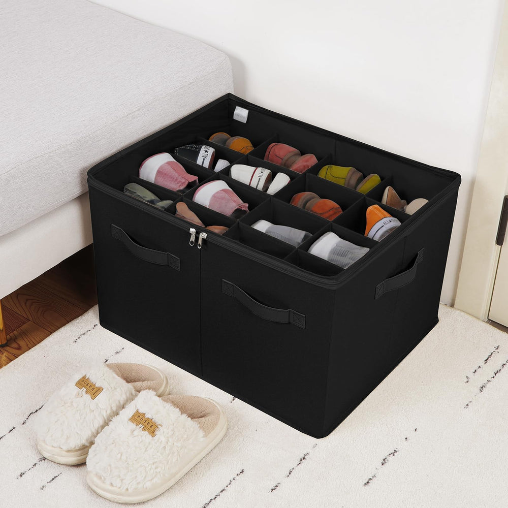 TOPIA HOME boîte en usage dans un placard optimisant rangement quotidien