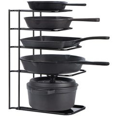 Toplife vue avant du range-poêles montrant organisation et gain de place