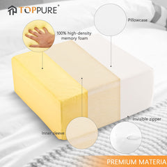 TOPPURE housse douce et soyeuse montrant texture lavable et confort