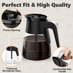TORETAS couvercle brew-through permettant verser sans retirer la carafe