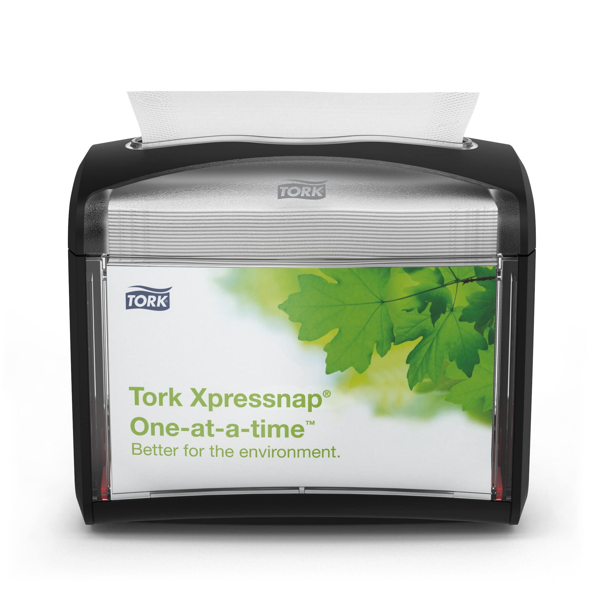 Tork xpressnap vue avant montrant design compact et distribution propre