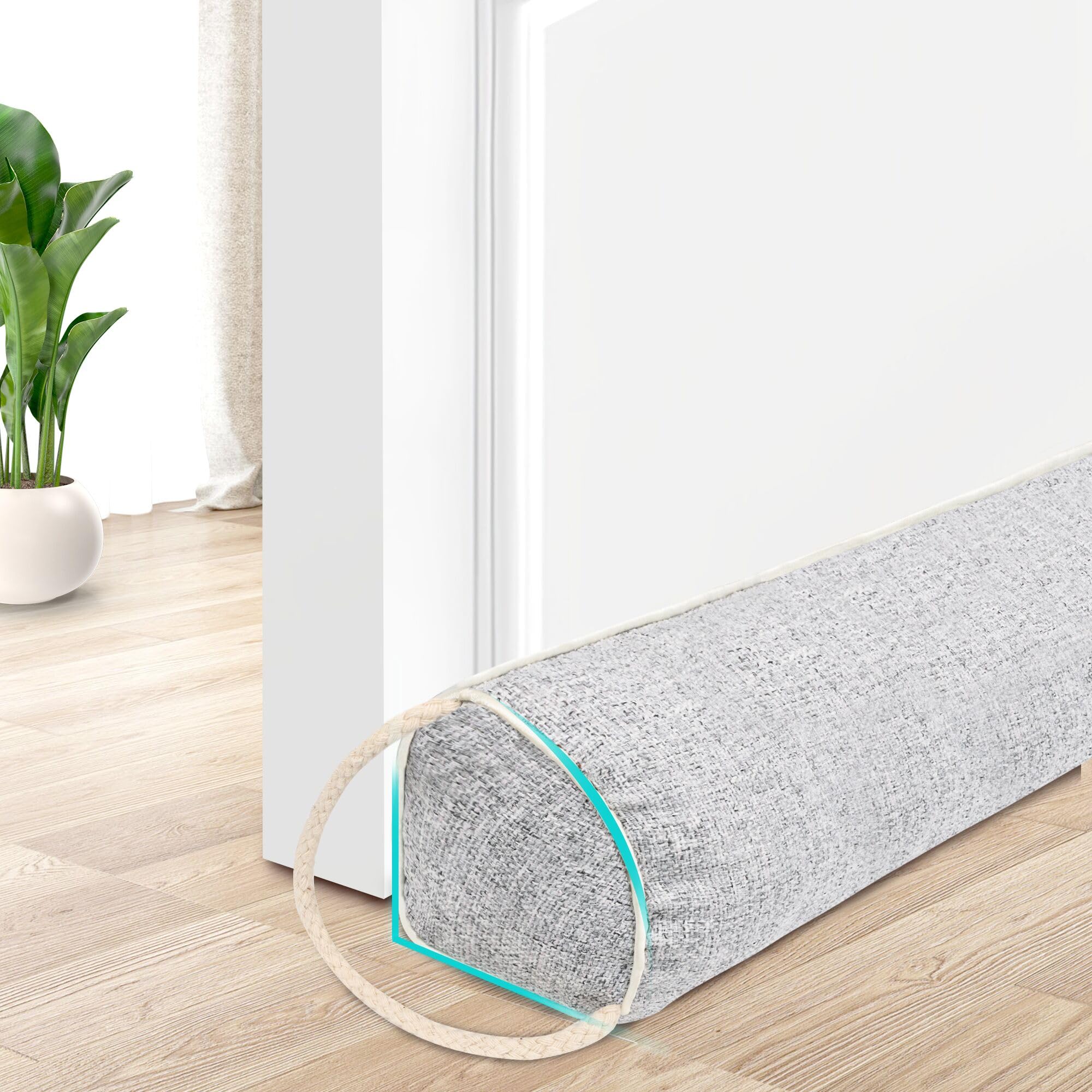 TORRAMI boudin intégré dans une chambre, atténue bruit et lumière pour confort