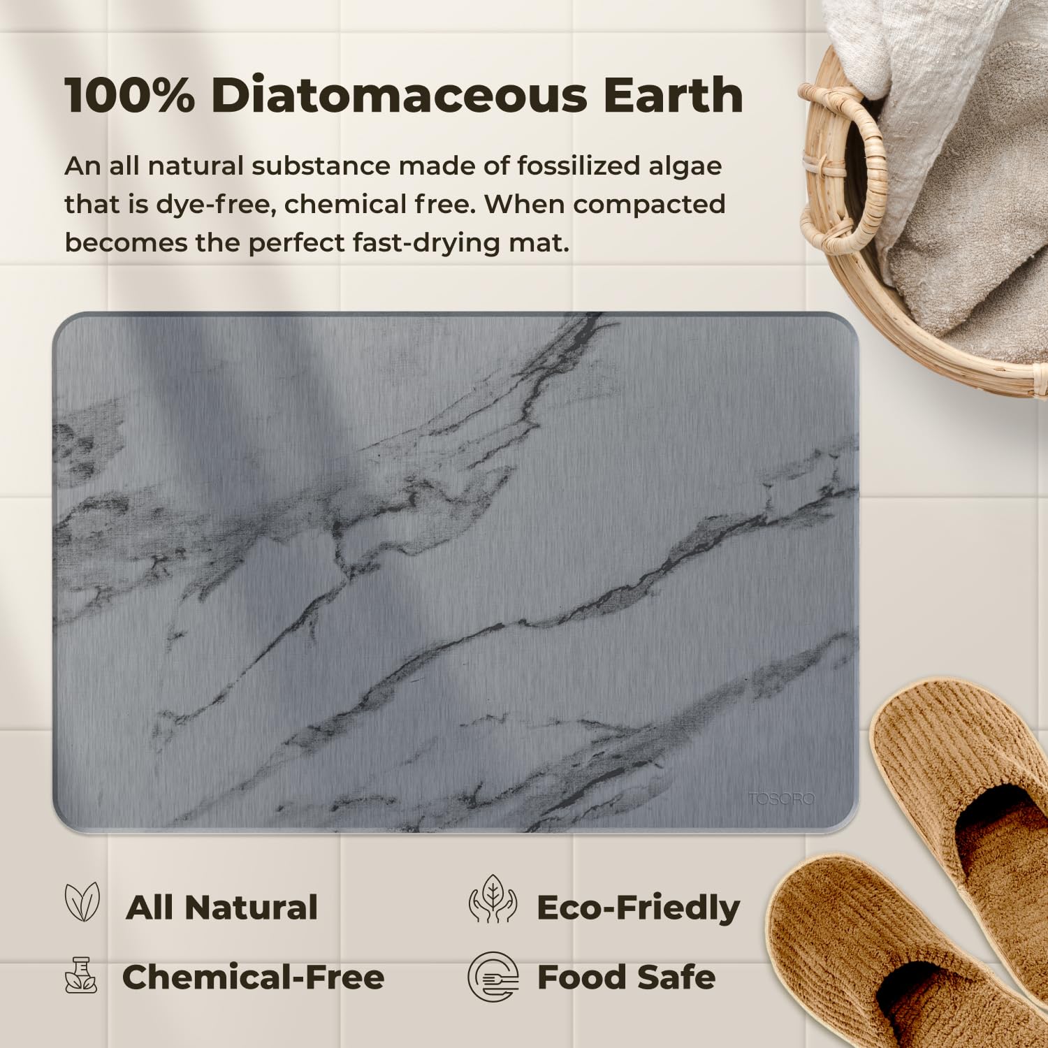 TOSORO mise en scène salle de bain graphite pour style moderne