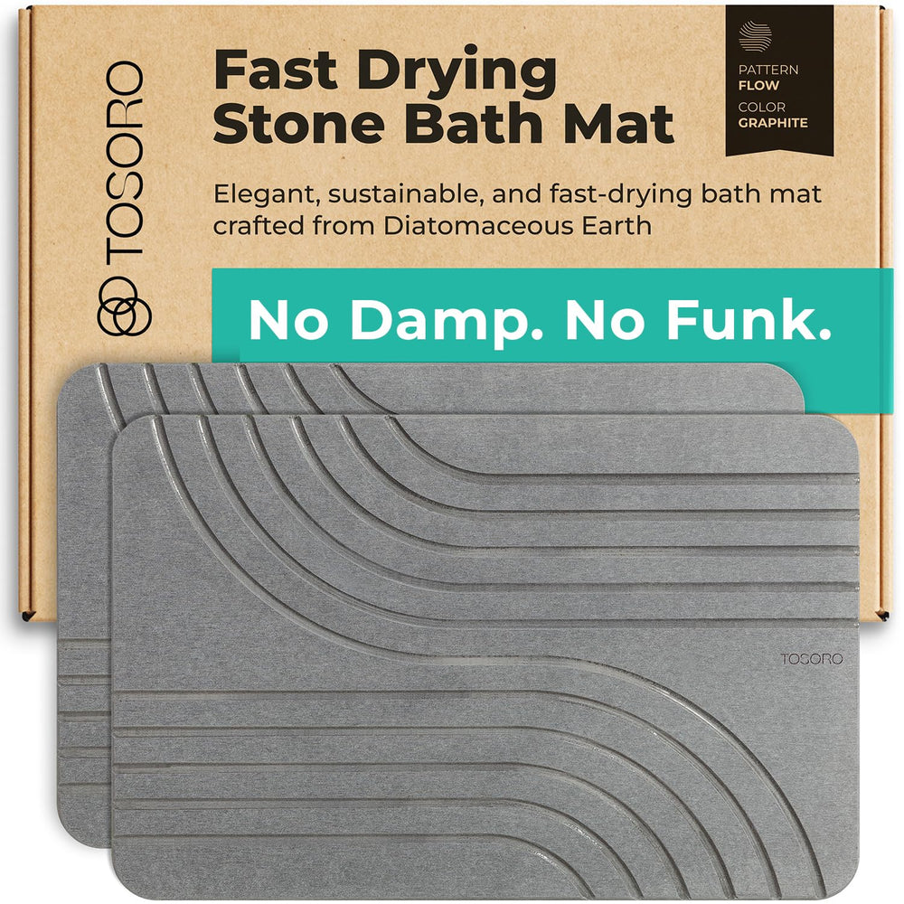 TOSORO tapis de bain face avant graphique absorbant instantanément