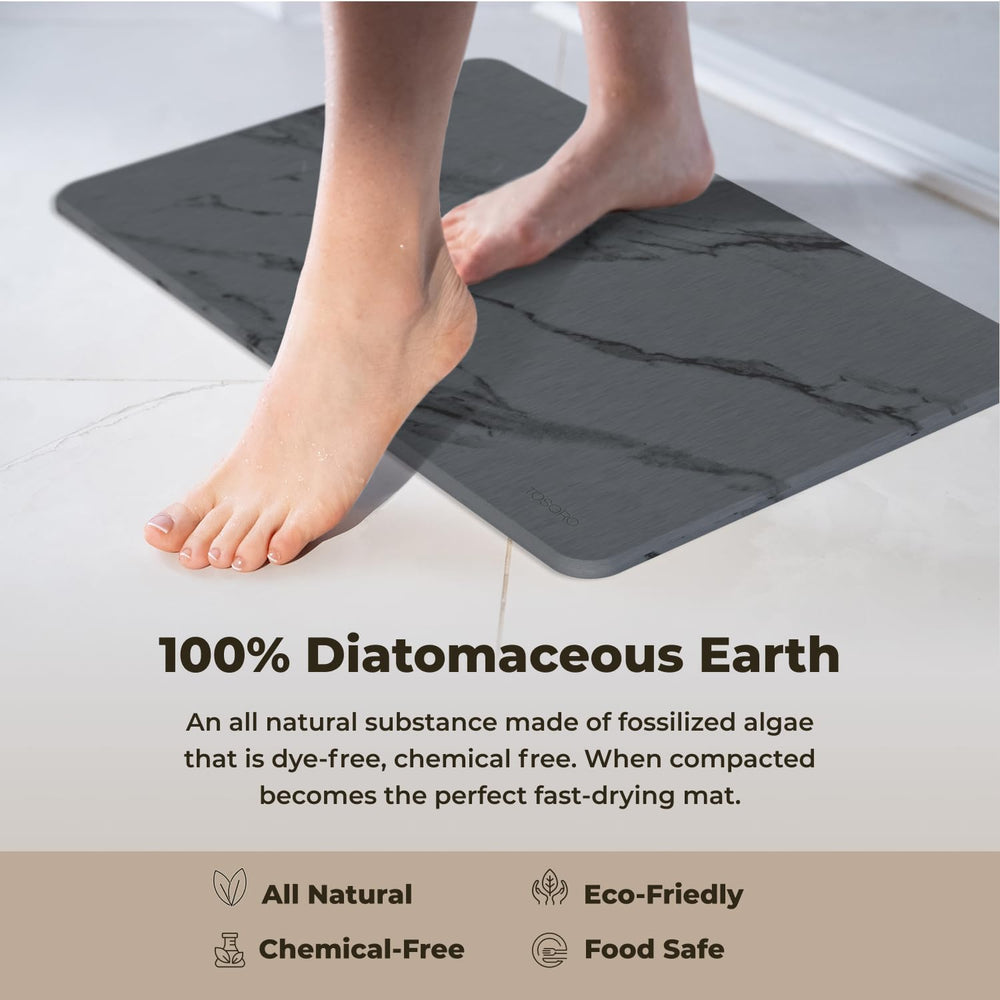 TOSORO tapis en usage à la sortie de douche, confort immédiat