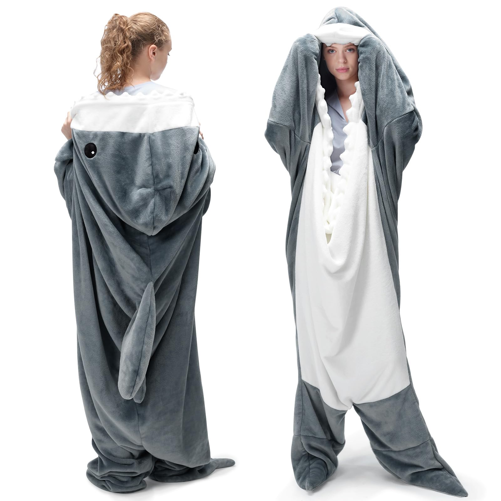 Touchat couverture requin face avant montrant design et confort