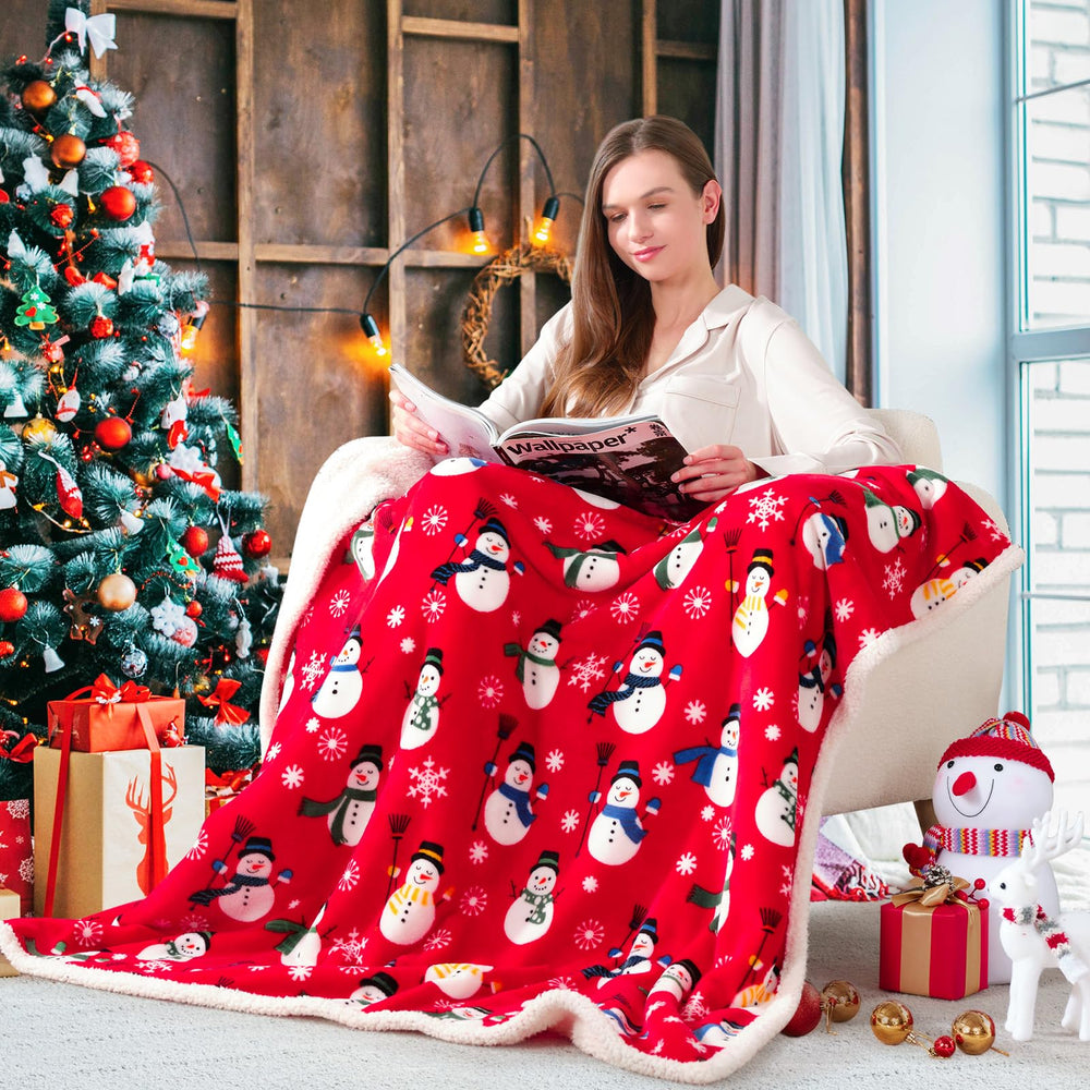 Touchat plaid échelle 50x60, taille compacte idéale pour une personne