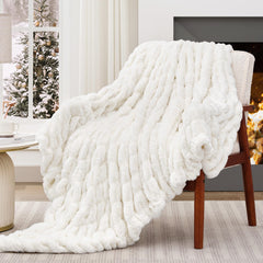 Touchat plaid face avant montrant design froncé et confort visuel