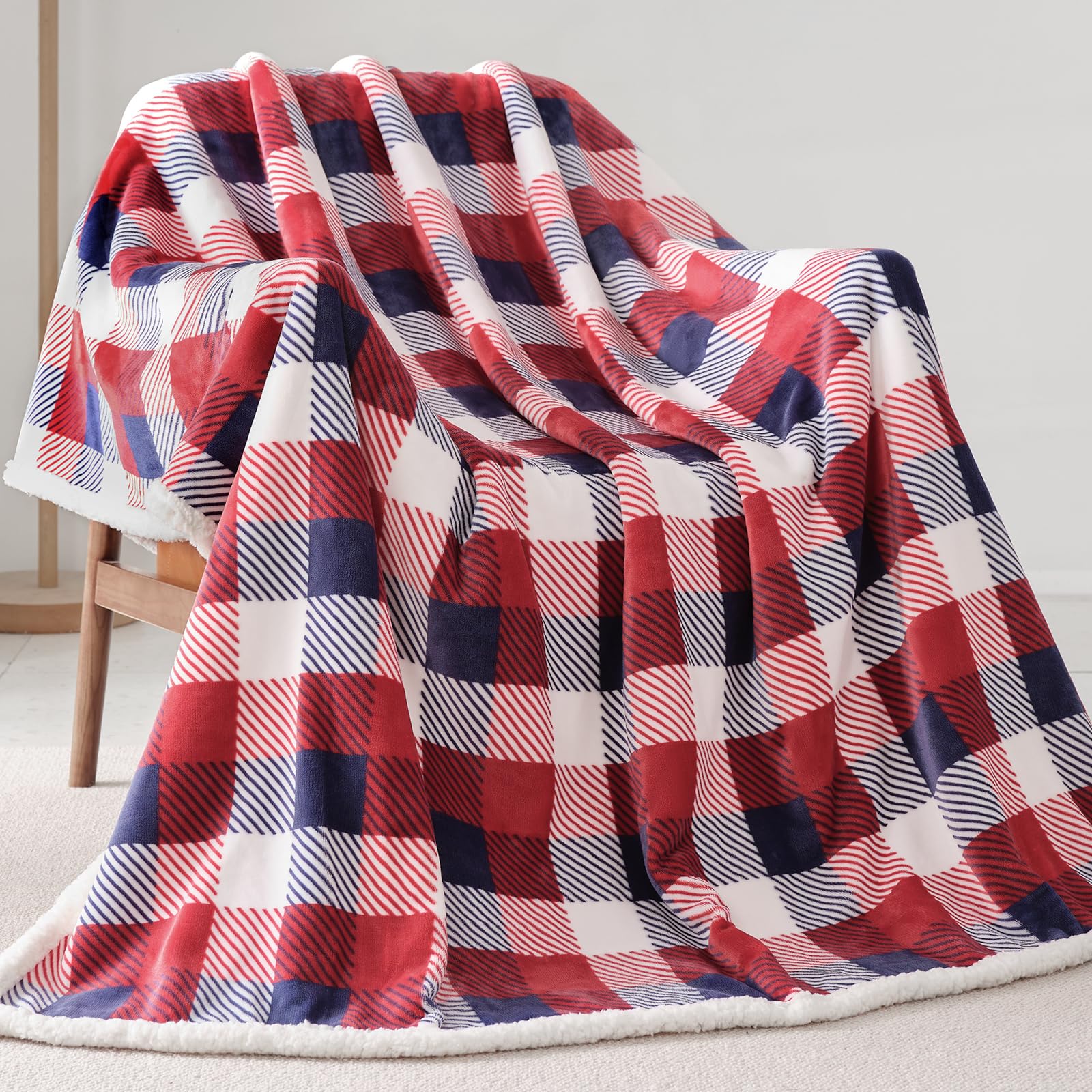 Touchat plaid plié compacte facile à emporter et rangement pratique