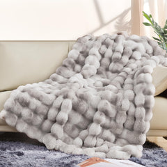 Touchat face réversible velours cristal pour toucher lisse et cosy