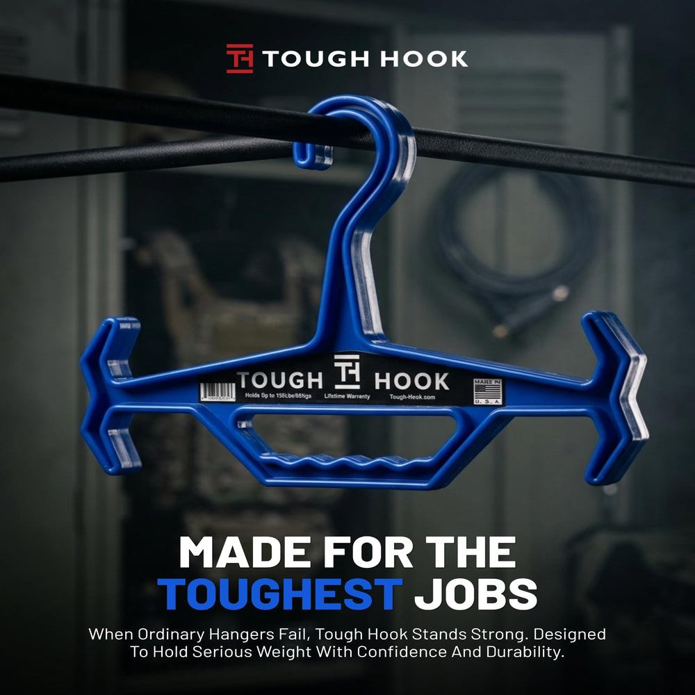 Tough Hook supportant un gilet pare-balles démontrant tenue sûre