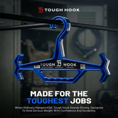 Tough Hook supportant un gilet pare-balles démontrant tenue sûre